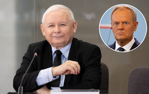 Jarosław Kaczyński i Donald Tusk / autor: Fratria