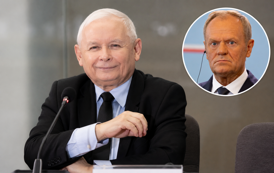 Jarosław Kaczyński i Donald Tusk / autor: Fratria