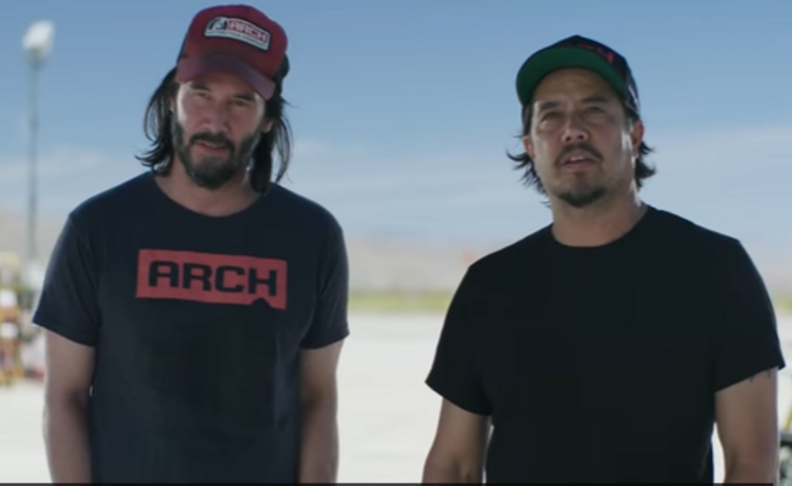 Keanu Reeves i Gard Hollinger, Arch Motorcycle / autor: Youtube