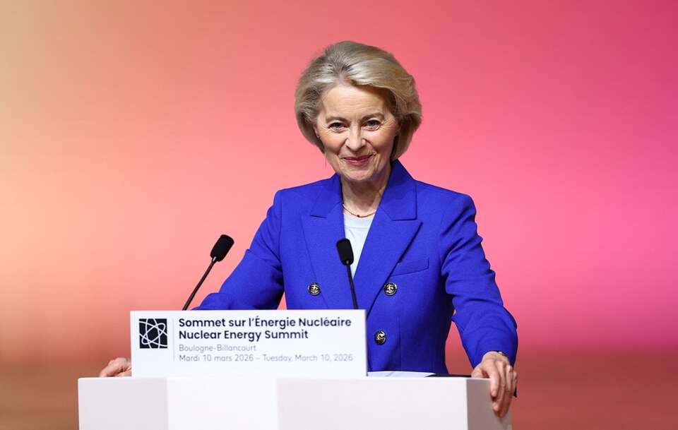 Szefowa KE przyznała, że UE popełniła błąd ws. energii jądrowej. / autor: EPA/ABDUL SABOOR / POOL MAXPPP OUT Dostawca: PAP/EPA.