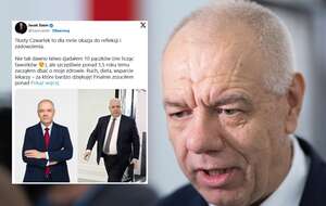 Jacek Sasin przyznał, że dzięki ruchowi, diecie i wsparciu lekarzy zrzucił ponad 50 kilogramów. / autor: Fratria