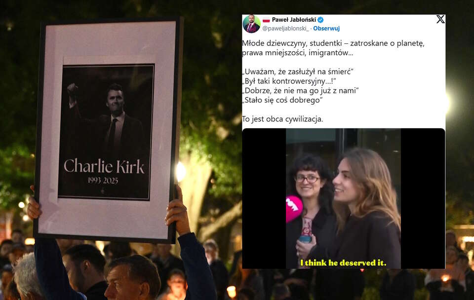 Charlie Kirk / autor: PAP/EPA/DAN HIMBRECHTS/X