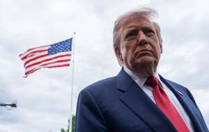 Prezydent USA Donald Trump / autor: PAP/EPA/Aaron Schwartz / POOL