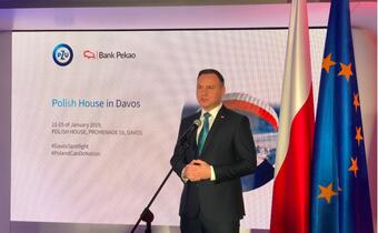 Prezydent otworzył Dom Polski Pekao i PZU w Davos