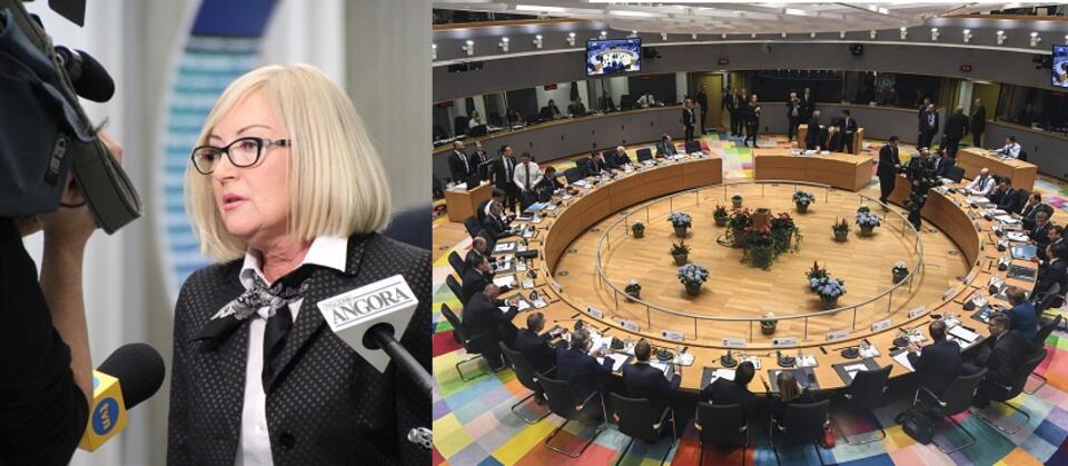 Rzecznik rządu Joanna Kopcińska; szczyt UE / autor: Fratria/M.Czutko; PAP/EPA