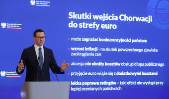 Premier: Chorwacja w strefie euro jest dla nas ostrzeżeniem