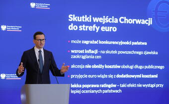 Premier: Chorwacja w strefie euro jest dla nas ostrzeżeniem