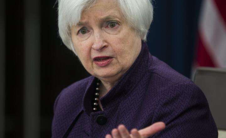 Prezes Fed Janet Yellen, fot. PAP/EPA/JIM LO SCALZO