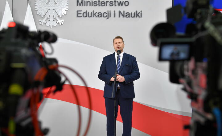 minister edukacji i nauki Przemysław Czarnek / autor: fotoserwis PAP