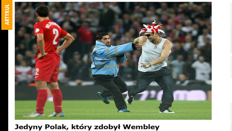 Printscreen z weszlo.com