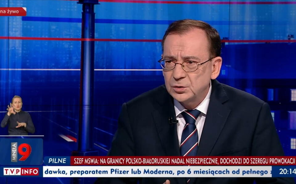 Mariusz Kamiński / autor: screenshot/TVP Info