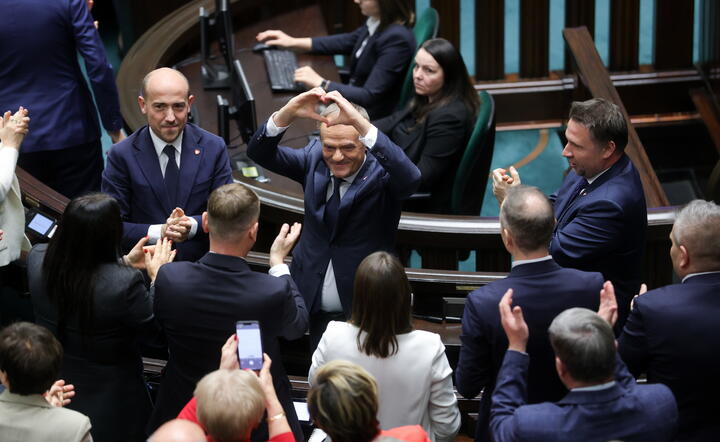 Sejm wybrał Donalda Tuska na premiera / autor: PAP, Rafał Guz