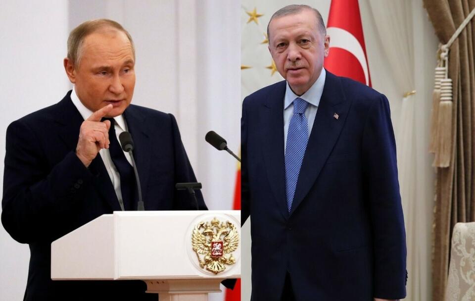 Władimir Putin/ Recep Tayyip Erdogan / autor: PAP/EPA/YURI KOCHETKOV; TURKISH PRESIDENT PRESS OFFICE HANDOUT HANDOUT