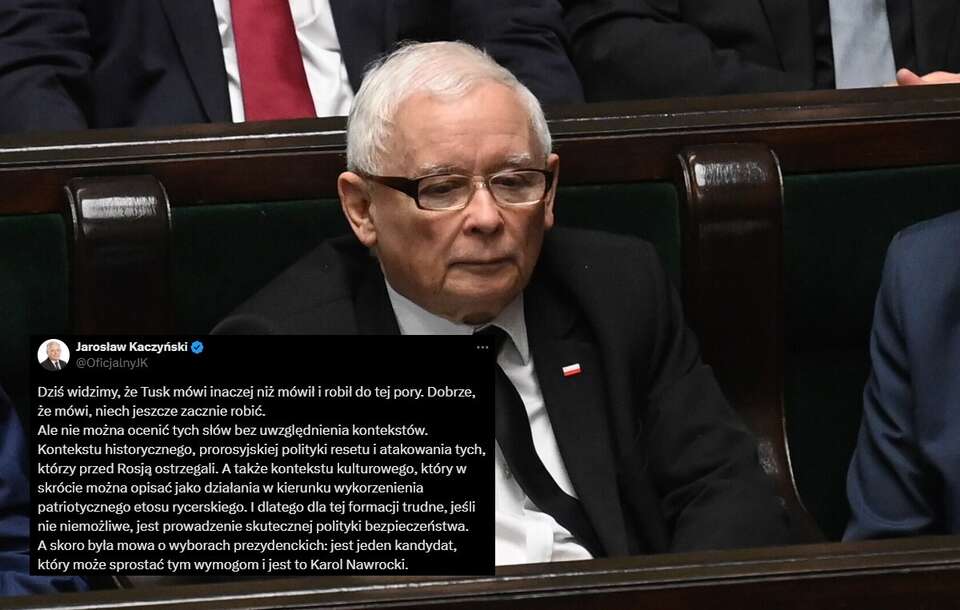 Jarosław Kaczyński / autor: 	PAP/Piotr Nowak