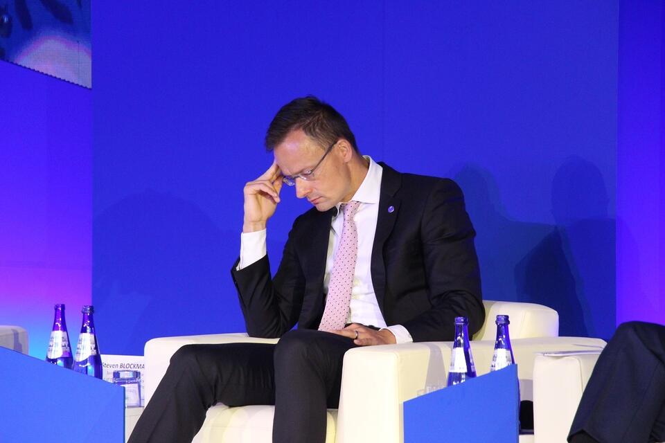 Minister spraw zagranicznych i handlu Węgier Peter Szijjarto / autor: Fratria