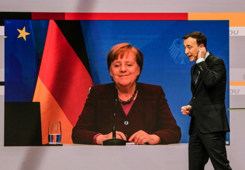 Angela Merkel / autor: PAP/EPA/FILIP SINGER