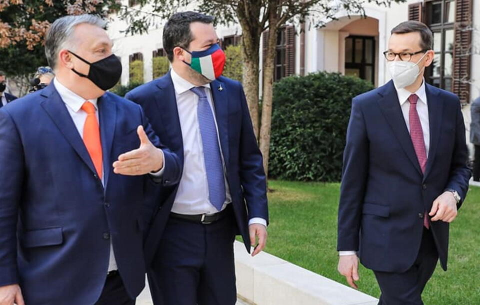 Orban, Salvini, Morawiecki / autor: KPRM/Krystian Maj