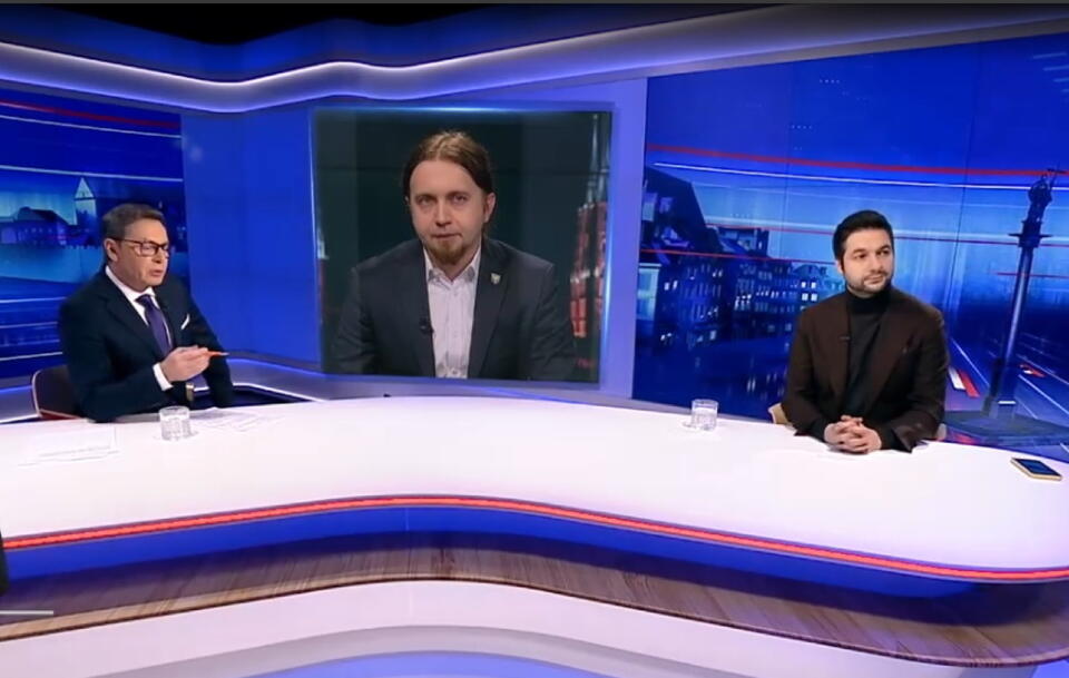 "Gość Wiadomości" / autor: screenshot/TVP
