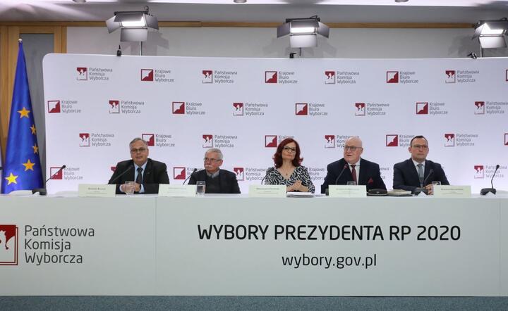 Konferencja PKW / autor: PAP/Paweł Supernak
