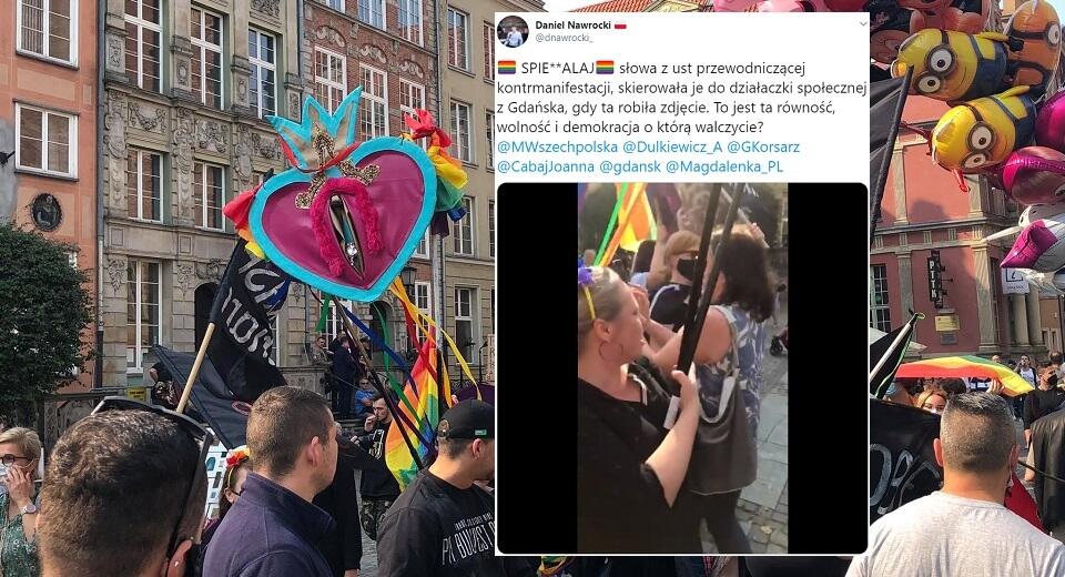 Aktywiści LGBT w Gdańsku / autor: Twitter/@DariuszMatecki/@dnawrocki_
