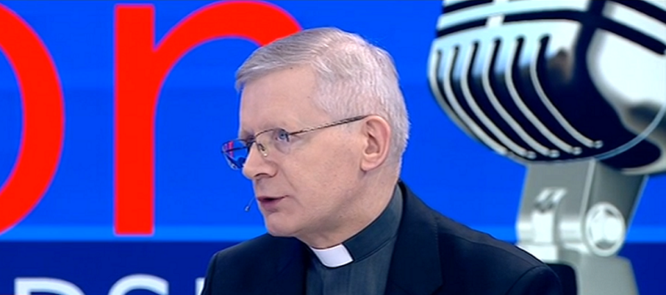 Ks. Henryk Zieliński w Salonie Dziennikarskim / autor: wPolityce.pl/TVP Info
