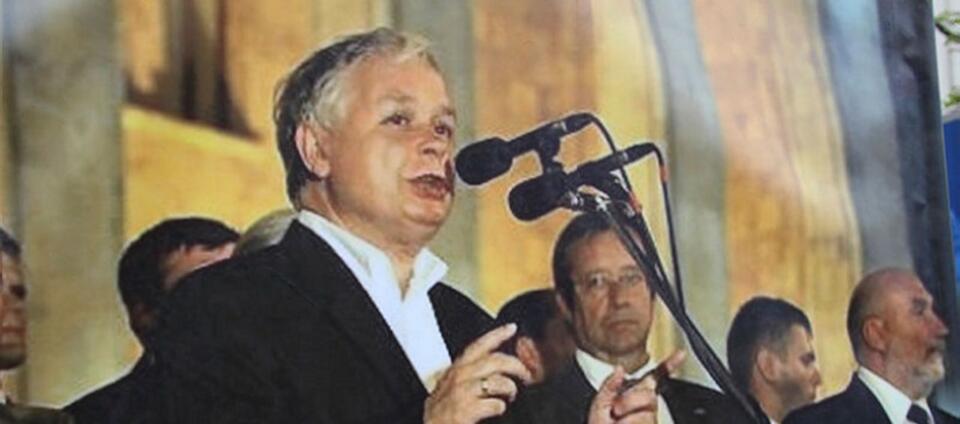 Lech Kaczyński w Gruzji  / autor: fratria