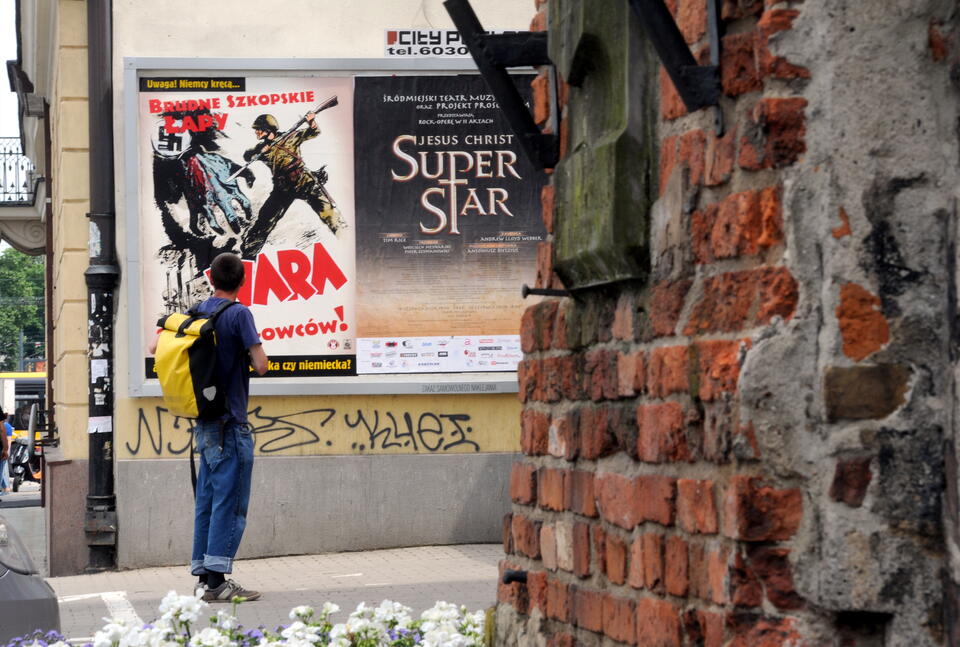 Plakat Reduty Obrony Dobrego Imienia Polski oraz Ruchu Higieny Moralnej.PAP.Grzegorz Jakubowski