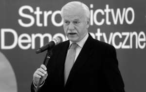 Śp. Andrzej Olechowski / autor: PAP/Bartłomiej Zborowski