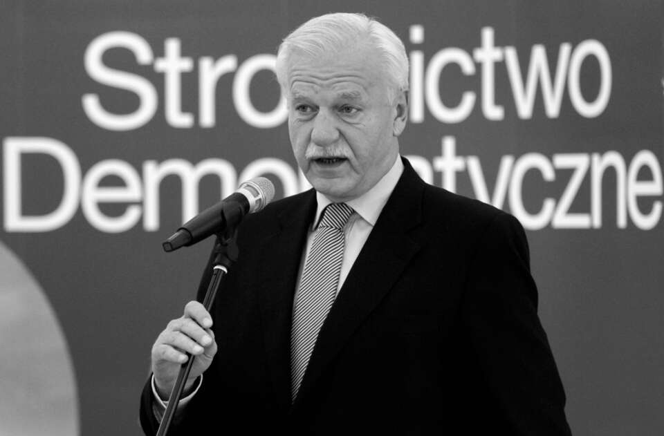 Śp. Andrzej Olechowski / autor: PAP/Bartłomiej Zborowski