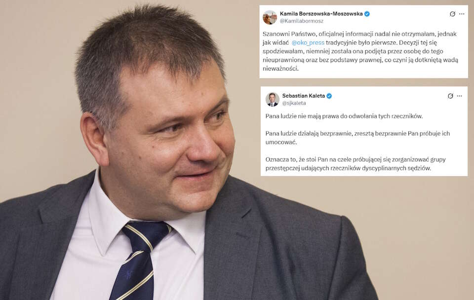 Minister Waldemar Żurek bezprawnie próbuje usunąć Rzeczników Dyscyplinarnych Sędziów / autor: Fratria