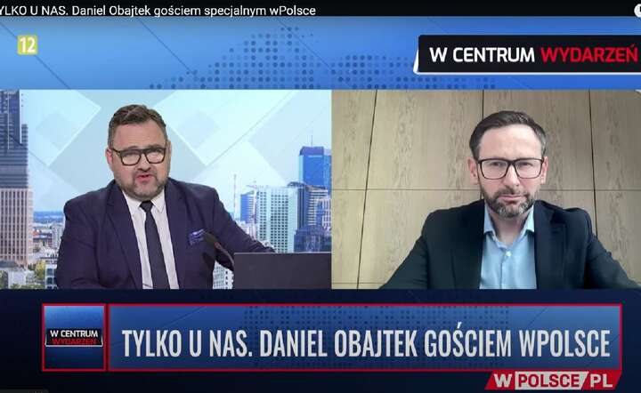 Były prezes Orlenu Daniel Obajtek był gościem telewizji wPolsce.pl / autor: YT / Screen wPolsce.pl