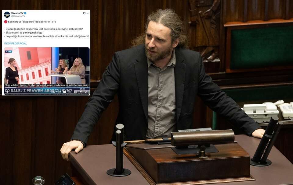 Острое столкновение Соснержа с «экспертками» neo-TVP Info по поводу абортов!
