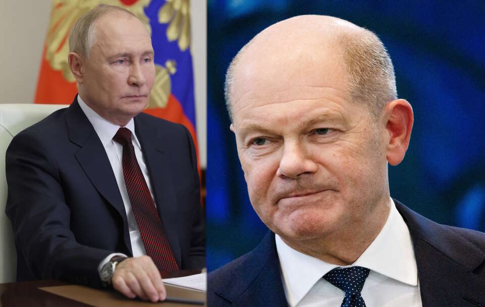  Władimir Putin/ Olaf Scholz / autor: PAP/EPA/CLEMENS BILAN/PAP/EPA/MIKHAIL METZEL/SPUTNIK/KREMLIN / POOL