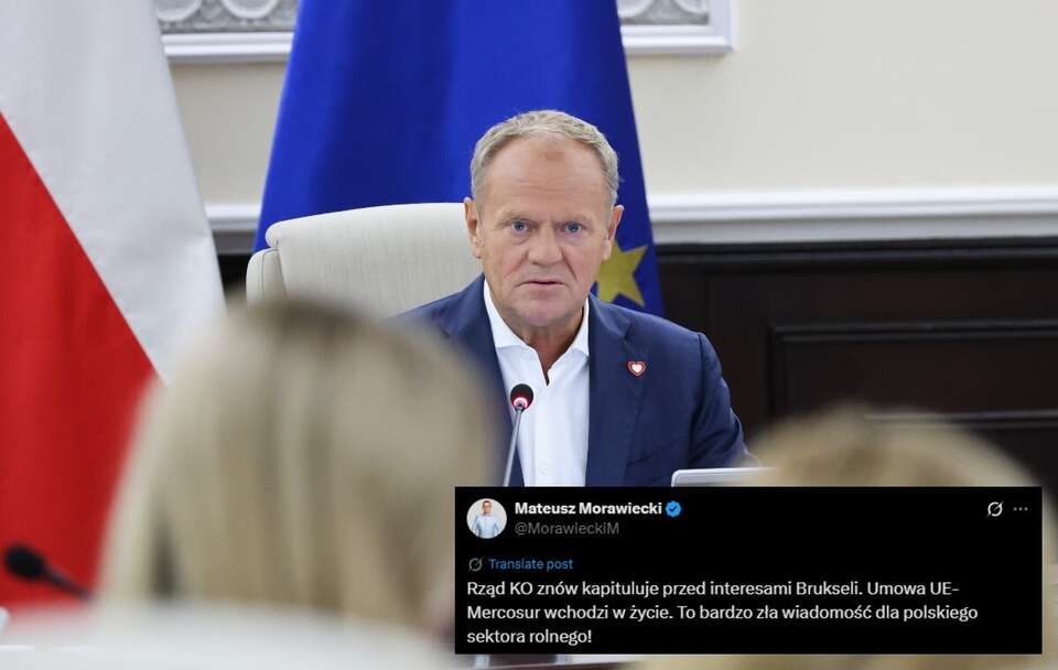 Donald Tusk / autor: PAP/Albert Zawada/X