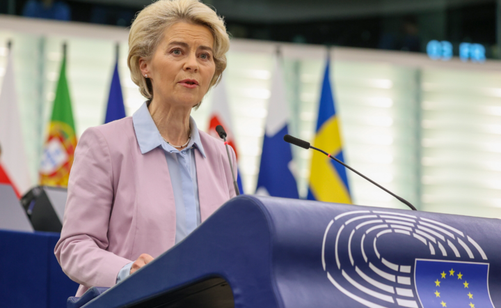 szefowa Komisji Europejskiej Ursula von der Leyen / autor: PAP/EPA/JULIEN WARNAND