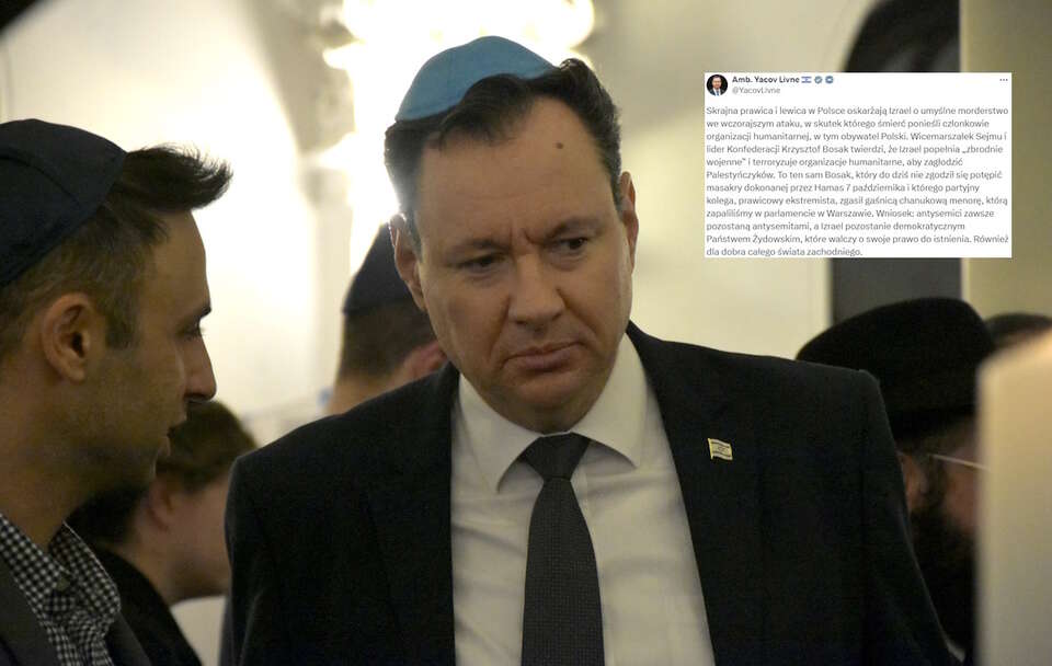 Wpis ambasadora Izraela wywołał burzę w sieci. 