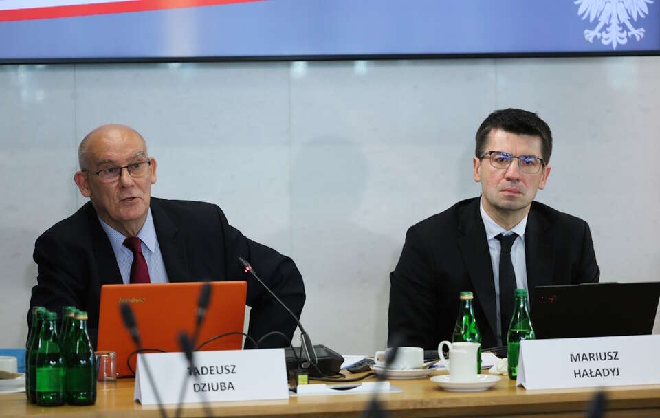 Tadeusz Dziuba, Mariusz Haładyj / autor: PAP/Rafał Guz