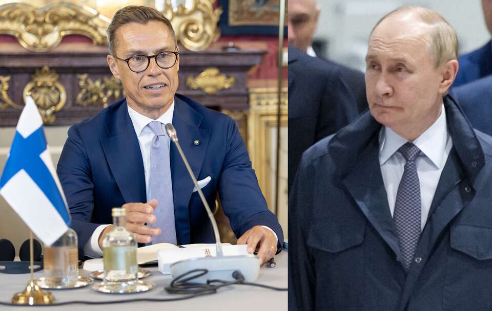 Aleksander Stubb/Władimir Putin / autor: PAP/EPA/GAVRIIL GRIGOROV/SPUTNIK/KREMLIN POOL/wikimedia.commons: Quirinale.it/https://www.quirinale.it/elementi/116457