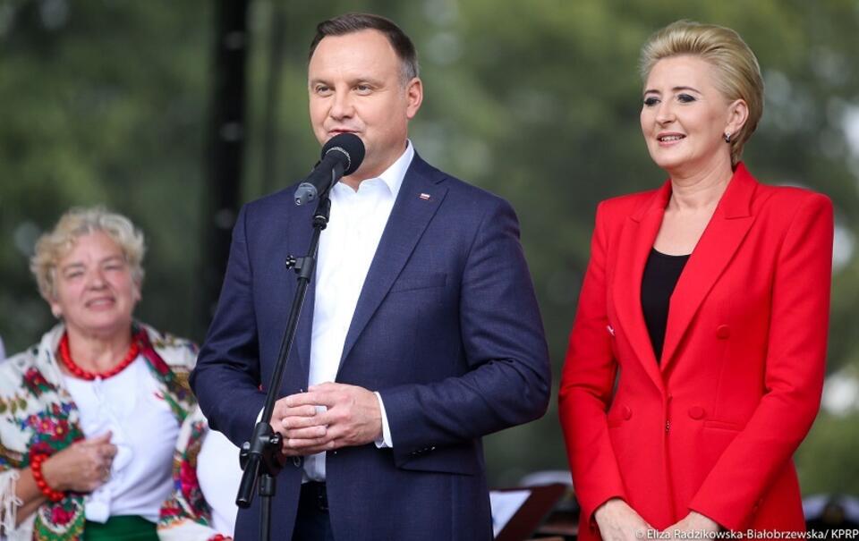 Para prezydencka / autor: Eliza Radzikowska-Białobrzewska/KPRP