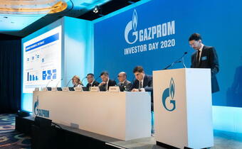 Akcje Gazpromu na giełdzie w Londynie tańsze o 50 proc.