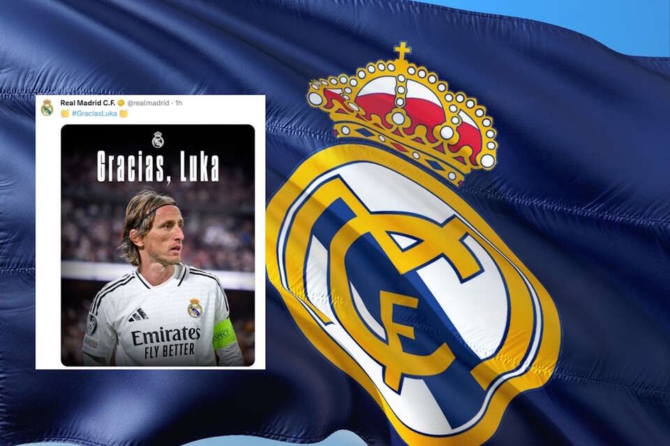 Luka Modrić opuszcza Real Madryt po 13. latach gry / autor: Pixabay/X - Real Madrid C.F./screen
