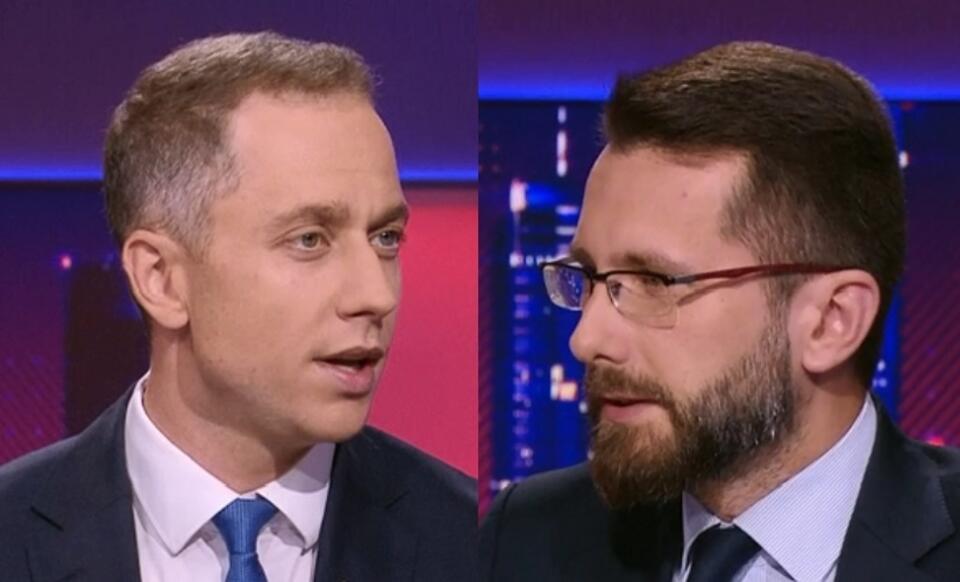 Cezary Tomczyk (PO) i Radosław Fogiel (PiS) / autor: Polsat News