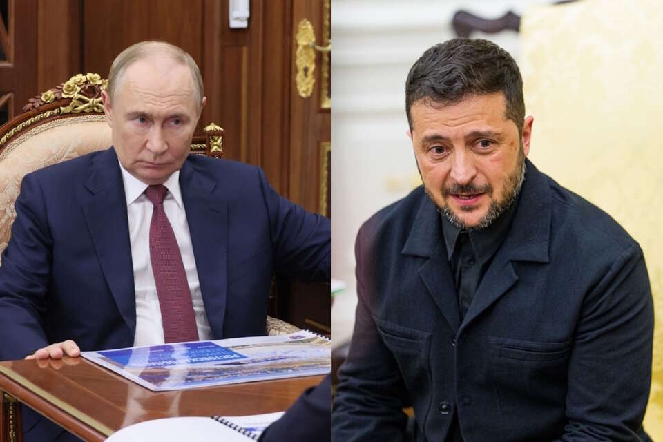 Wladimir Putin i Wolodymyr Zełenski / autor: PAP/EPA