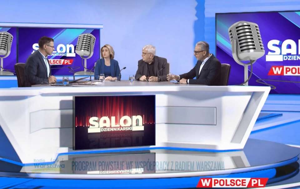 Goście programu "Salon Dziennikarski" / autor: Youtube/Telewizja wPolsce