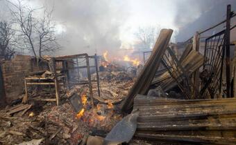 Rosyjski szturmowiec strącony pod Bachmutem