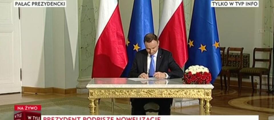 Pałac Prezydencki  / autor: screen TVP Info