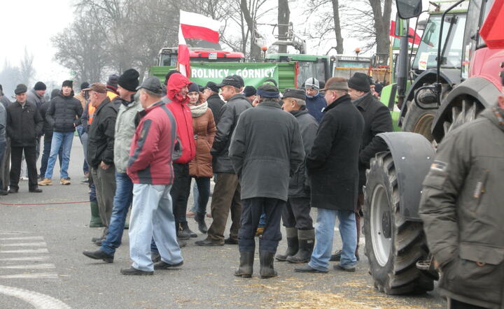 Blokada drogi nr 2 w Zdanach koło Siedlec, 3 lutego