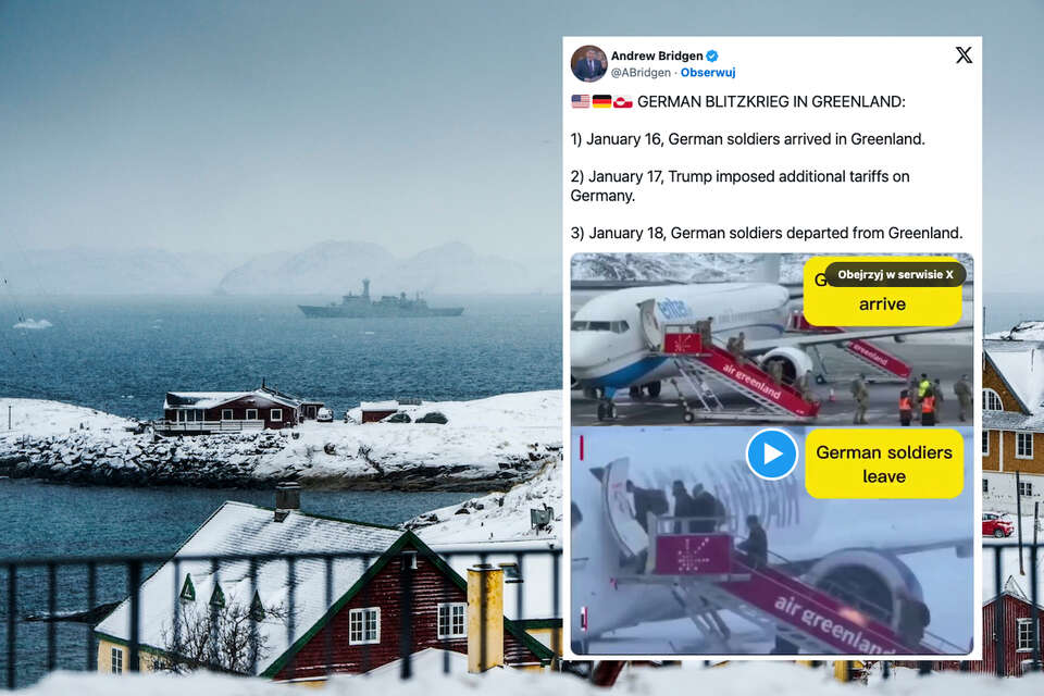 Niemieccy żołnierzy opuścili Greenlandię  / autor: PAP/EPA/X