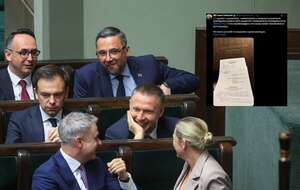 Marcin Kierwiński wraz z innymi ministrami w ławach sejmowych / autor: PAP/Leszek Szymański/X-Paweł Jabłoński 