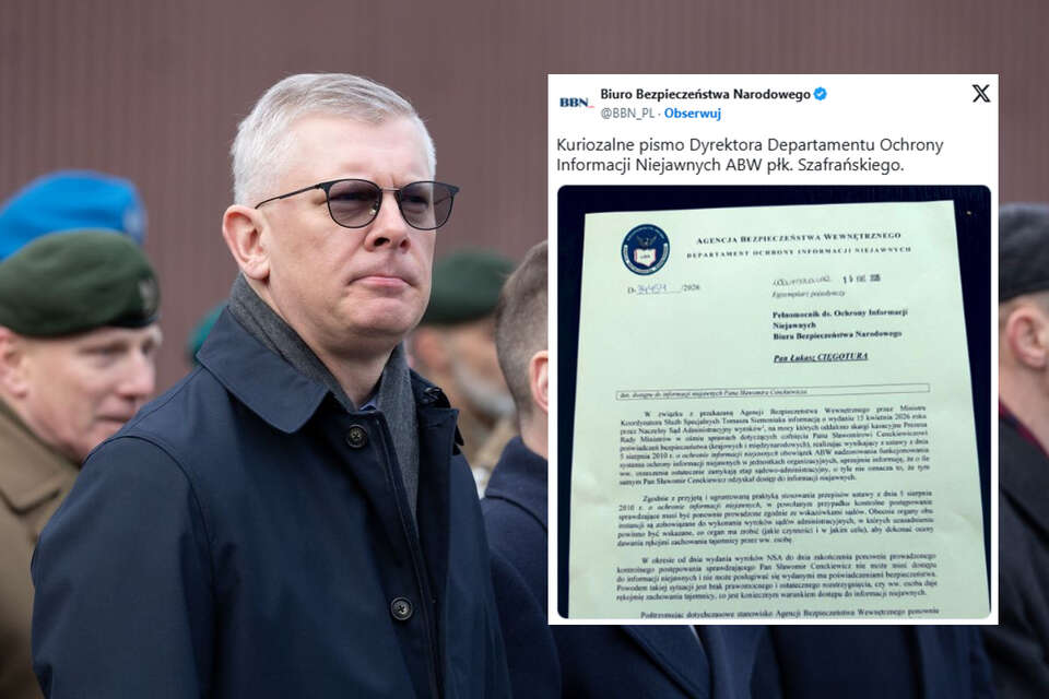 Prof. Sławomir Cenckiewicz, szef Biura Bezpieczeństwa Narodowego. / autor: Fratria/X